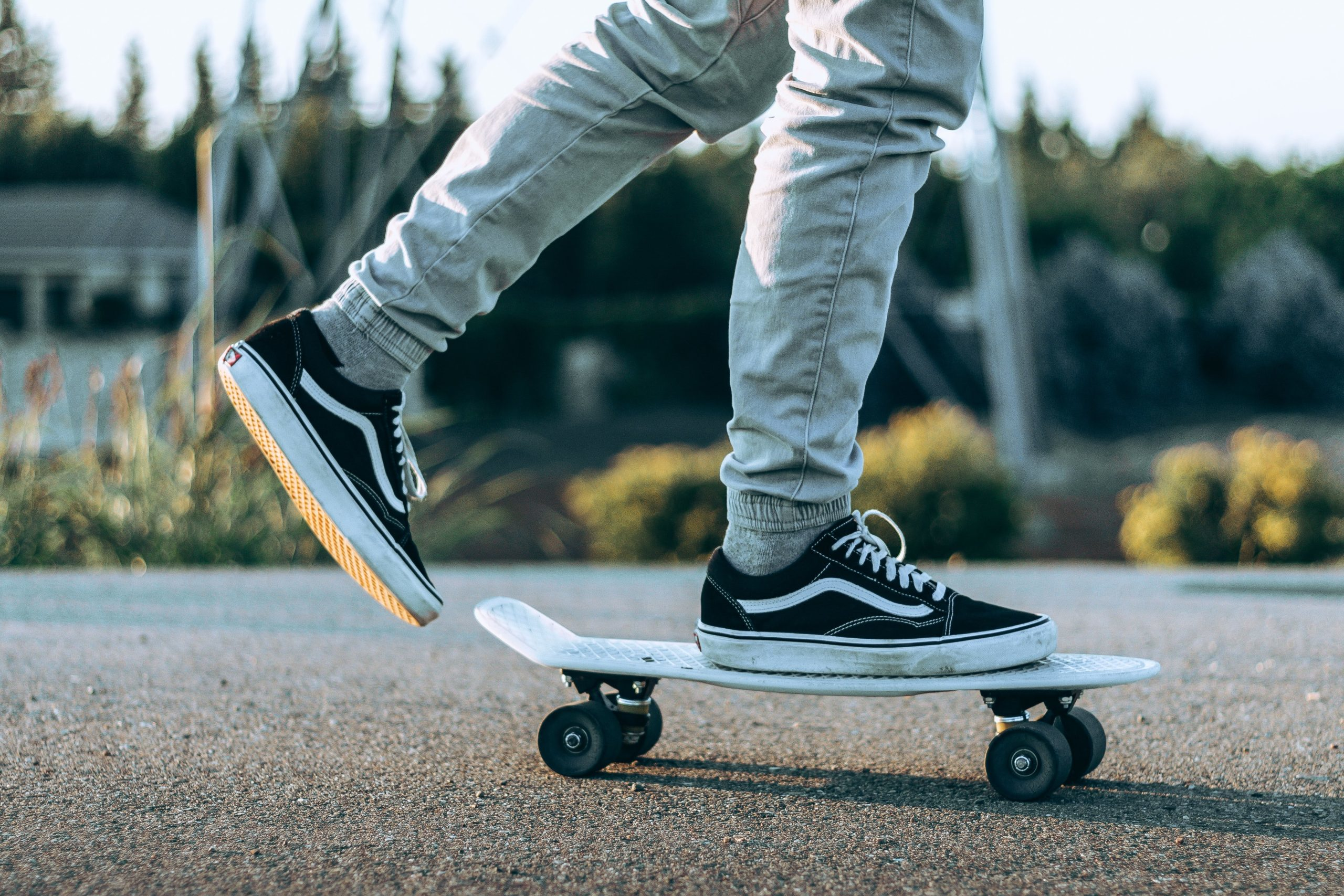 Boy on a skateboard